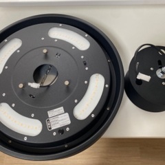 アートワークスタジオ 8畳用 シーリングライト ブラック&シャンパンゴールドの画像