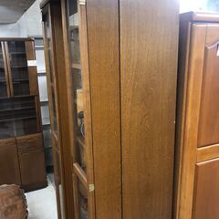 【リサイクルショップどりーむ天保山店】No.4952　スライド棚　ガラス戸棚　飾り棚の画像