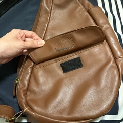 訳アリ　本革製　ヘルシーバックバッグ レザー　アメリバッグの画像