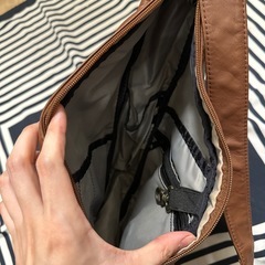 訳アリ　本革製　ヘルシーバックバッグ レザー　アメリバッグの画像