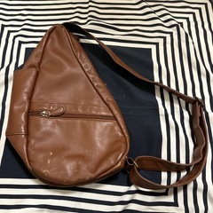 訳アリ　本革製　ヘルシーバックバッグ レザー　アメリバッグの画像