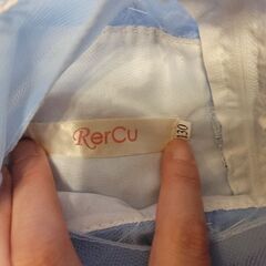 水色 レース装飾 子供用ドレス 130cm 発表会 結婚式の画像