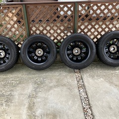 ◆美品ホイール◆スタッドレス&アルミ4本(マネジメントbyENKEI)◆225/60R17◆フォレスター 他SUVに適合の画像