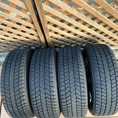 ◆美品ホイール◆スタッドレス&アルミ4本(マネジメントbyENKEI)◆225/60R17◆フォレスター 他SUVに適合の画像