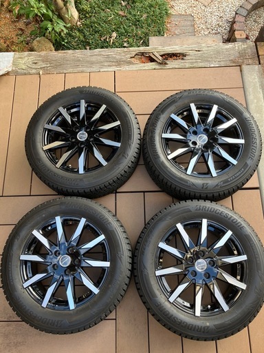 【取引き終了】◆美品ホイール◆スタッドレス&アルミ4本(マネジメントbyENKEI)◆225/60R17◆フォレスター 他SUVに適合