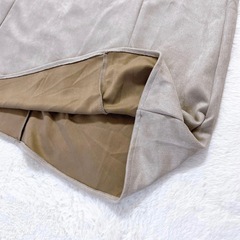 DRESKIP ドレスキップ キャミソールワンピース L フェイクスエードの画像