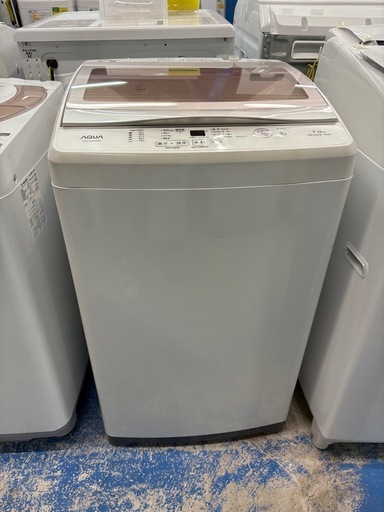【ジャングル深井店】★洗濯機 アクア AQW-GS70G 2019年製 家電 堺市（中区 堺区 西区 東区 南区） 和泉市 河内長野市 富田林市 松原市 狭山市 深井【FU2911】