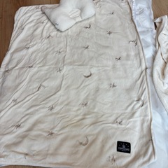 pupappupo 布団カバー　ベビー布団　敷布団カバー　枕のセットの画像