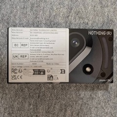 新品未開封 Nothing Phone (3a) ブラック 8GB/128GB SIMフリーの画像