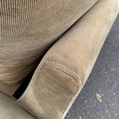 美原店 ニトリ 2人掛けソファ Nパック ブラウン　脚付きの画像