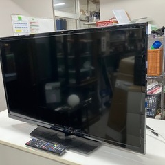 I2511-250 SHARP 液晶カラーテレビ 2T-C32AE1 32インチ 2019年製 地上波のみ視聴確認済み リモコン付き 中古の画像