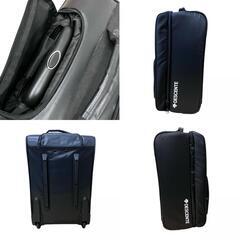 170022 現状品 DESCENTE デサント キャリーケース DMC-8802  ブラック 合成皮革 [0000000002576]の画像