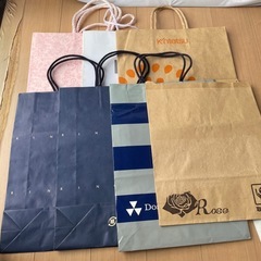 雑紙入れ用の紙袋（大小14枚）お譲りします【無料・引き取り希望】の画像