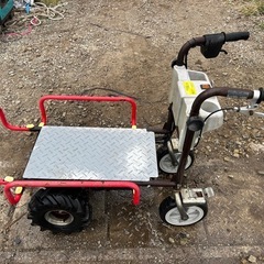 和コーポレーション　電動運搬車  運搬車　エネトラ4 ミニー　積載120Kg バッテリー 苗箱 コンテナ 果樹園 ハウス 宮崎 簡易始動動画ありの画像