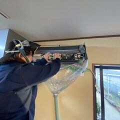 エアコンクリーニングをスキマ時間で学んで、現場に出てみませんか？自宅のエアコンもラクラクお掃除！！の画像