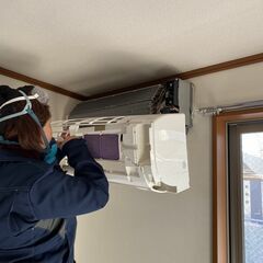 エアコンクリーニングをスキマ時間で学んで、現場に出てみませんか？自宅のエアコンもラクラクお掃除！！の画像