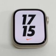Apple Watch Nike Series 7/GPS/41mm/A2473/スターライト〈MKN33J/A〉の画像