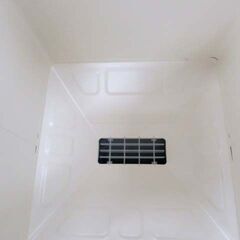 エムケー精工 計量米びつ コメラックス 幅31×奥行32×高さ75cm 3レバー付き ホワイト系 コンパクト 米収納 キッチン収納 苫小牧西店の画像