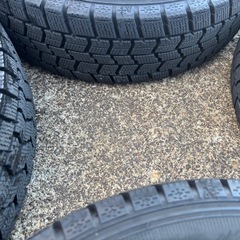 軽自動車用 155/65R14スタッドレスタイヤ アルミ付き4本セット 冬用の画像