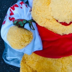 淀川区です！プーさん　ぬいぐるみの画像