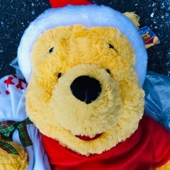 淀川区です！プーさん　ぬいぐるみの画像
