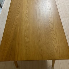 【天然木】ダイニングテーブル 4人の画像