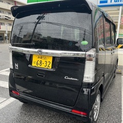 ‼️NBOXカスタム‼️左パワースライドドア‼️車検来年12月‼️の画像
