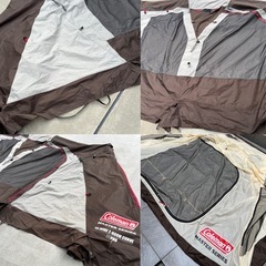 コールマンウェザーマスター4Sワイド2ルームカーブ　グランドシート&インナーマット付きの画像