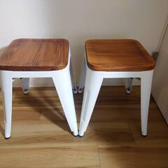 エア・リゾーム スツール 木製 2脚の画像