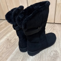 ブーツ黒 S　22〜22.5cmの画像