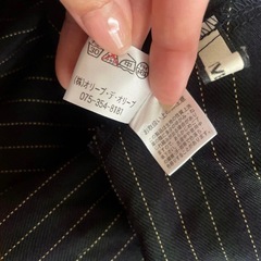 OLIVE des OLIVE ストライプ フレアスカートの画像