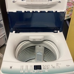 $  洗濯機　Haier ハイアール　5.5kg JW-U55HK 2022年製　動作確認済みの画像