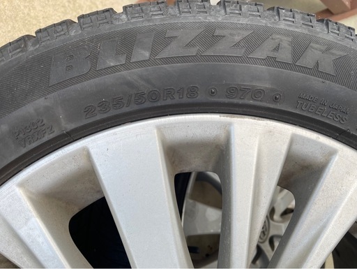 235/50R18  アルファード20後期　スタッドレスホイール付き4本セット