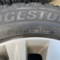 20アルファード後期　スタッドレスホイール付き4本セットの画像