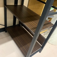 美原店 ニトリ システムデスク ドレーク パソコンデスク 机　ダークブラウンの画像