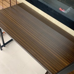 美原店 ニトリ システムデスク ドレーク パソコンデスク 机　ダークブラウンの画像