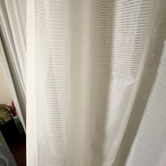 美品！）ドレープカーテン＋レースカーテン 256cm X 238 cmの画像