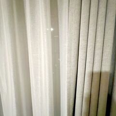 美品！）ドレープカーテン＋レースカーテン 256cm X 238 cmの画像