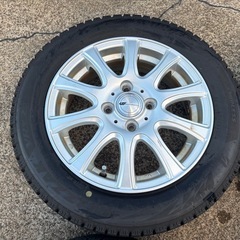 軽自動車用 155/65R14スタッドレスタイヤ アルミ付き4本セット 冬用の画像