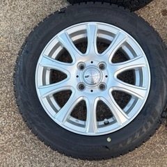 軽自動車用 155/65R14スタッドレスタイヤ アルミ付き4本セット 冬用の画像