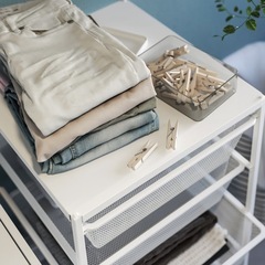 IKEA 収納ラック(メッシュバスケット付)の画像