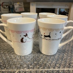 【引き取り限定】中古品　マグカップ 6個セット　の画像