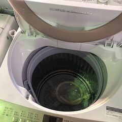 ジャングル×2和泉大型良品館 洗濯機 シャープ ES-KS70U 2019【R213】の画像