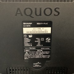 万代店 液晶テレビ　SHARP　シャープ　AQUOS　アクオス　LC-32V5　2011年の画像