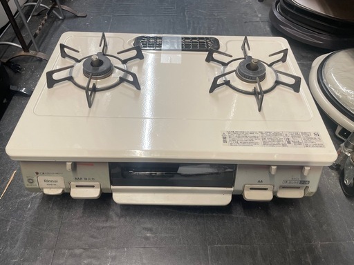 【中古】目玉品　2口ガスコンロ　リンナイ　【IK35】