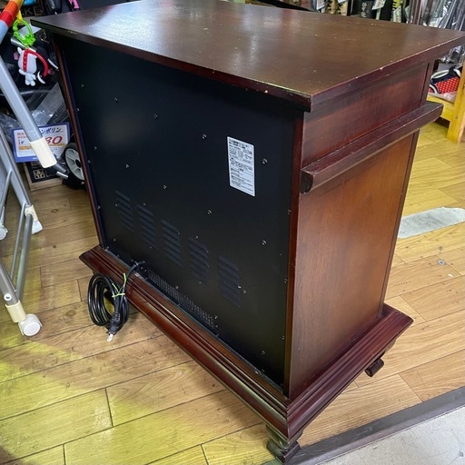 ニトリ ワイド暖炉型ファンヒーター BLT-999B-11-DBR 2017年製 中古