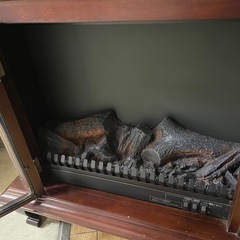 ニトリ ワイド暖炉型ファンヒーター BLT-999B-11-DBR 2017年製 中古の画像