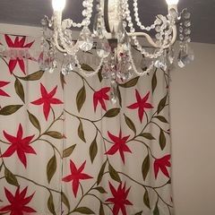 シャンデリア、照明、レトロ、バロック調の画像