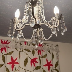 シャンデリア、照明、レトロ、バロック調の画像