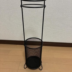 ニトリ NITORI 傘立て メカサ ブラックの画像